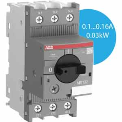 Ảnh của Cầu dao bảo vệ động cơ ABB 1SAM350000R1001 (MS132-0.16) 