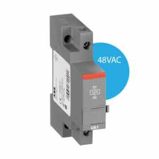 Ảnh của Thiết bị bảo vệ thấp áp - lắp bên trái ABB 1SAM201904R1002 (UA1-48) 