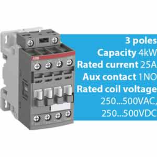Ảnh của Khởi động từ 3 cực AC/DC 4...18.5kW ABB 1SBL137001R1410 (AF09-30-10-14) 