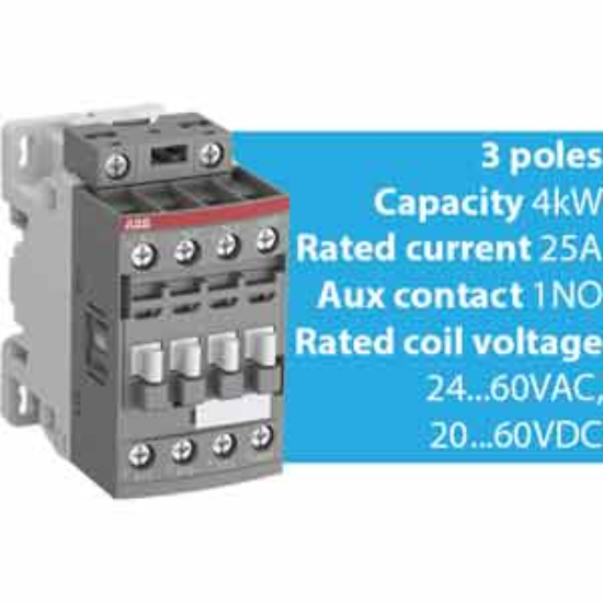 Ảnh của Khởi động từ 3 cực AC/DC 4...18.5kW ABB 1SBL137001R1110 (AF09-30-10-11) 