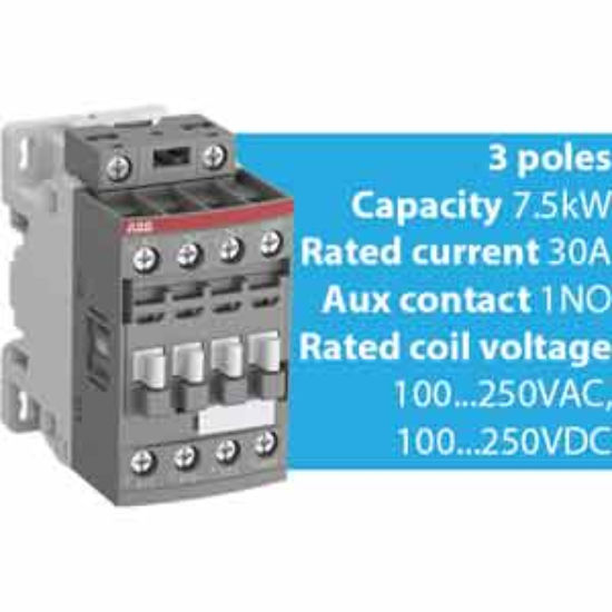 Ảnh của Khởi động từ 3 cực AC/DC 4...18.5kW ABB 1SBL177001R1310 (AF16-30-10-13) 