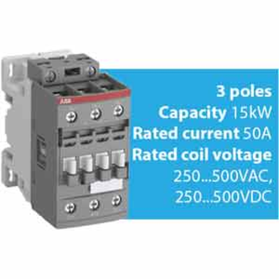Ảnh của Khởi động từ 3 cực AC/DC 4...18.5kW ABB 1SBL277001R1400 (AF30-30-00-14) 