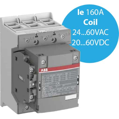 Ảnh của Khởi động từ 3 cực AC/DC 55...75kW ABB 1SFL427001R1111 (AF116-30-11-11) 