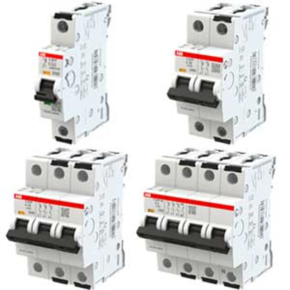 Ảnh của Aptomat cài đường đặc tuyến C ABB 2CDS381001R0064 (S301P-C6) 