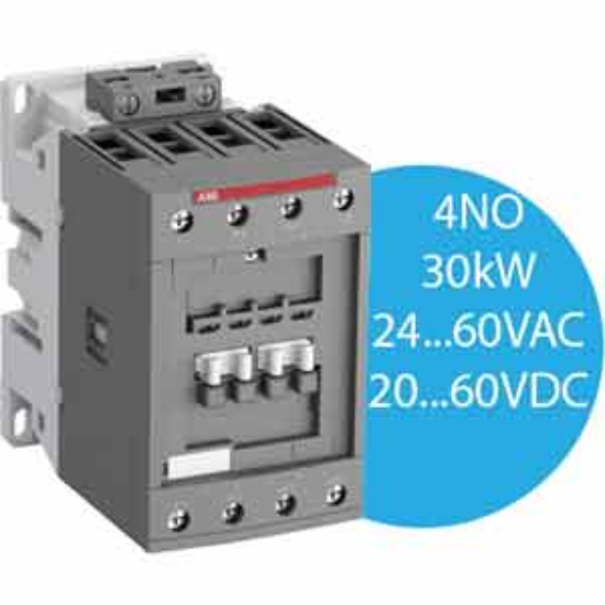 Ảnh của Khởi động từ 4 cực AC/DC 70...125A AC-1 ABB 1SBL367201R1100 (AF52-40-00-11) 