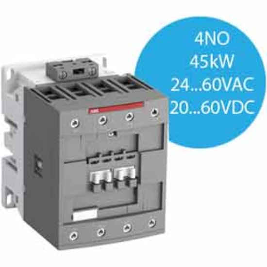 Ảnh của Khởi động từ 4 cực AC/DC 70...125A AC-1 ABB 1SBL397201R1100 (AF80-40-00-11) 