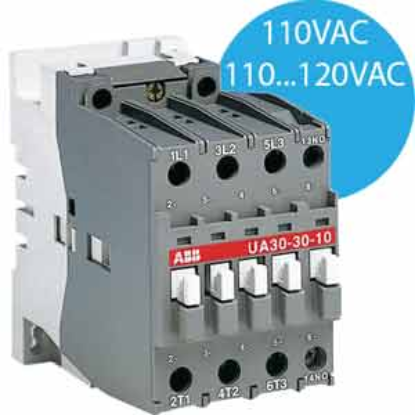 Ảnh của Công tắc tơ điều khiển tụ bù 3 cực 12.5...27.5kvar ABB 1SBL281022R8410 (UA30-30-10 110V 50Hz / 110-120V 60Hz) 