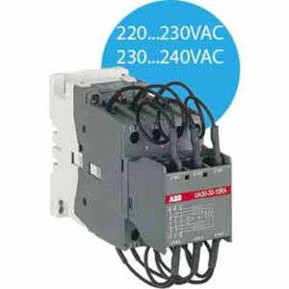 Ảnh của Công tắc tơ 3 cực điều khiển tụ bù AC 12.5...30kvar ABB 1SBL281024R8010 (UA30-30-10RA 220-230V 50Hz / 230-240V 60Hz) 