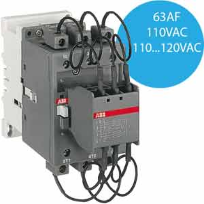 Ảnh của Công tắc tơ 3 cực điều khiển tụ bù AC 40...60kvar ABB 1SBL371024R8400 (UA63-30-00RA 110V 50Hz / 110-120V 60Hz) 