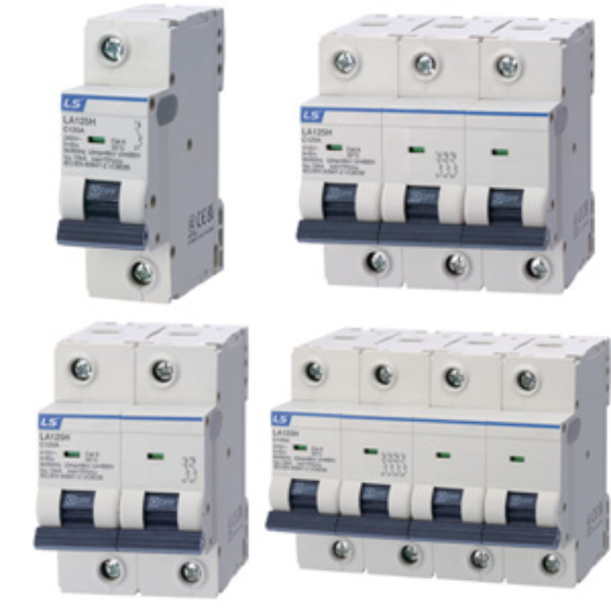 Ảnh của Aptomat cài dòng ngắn mạch 10kA LS LA125H 3P C100A (Ii=8In) 
