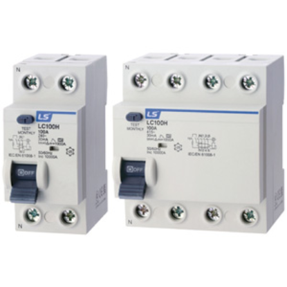 Ảnh của Aptomat chống giật dòng ngắn mạch 10kA LS LC100H 3P+N 32A 30mA AC-TYPE 