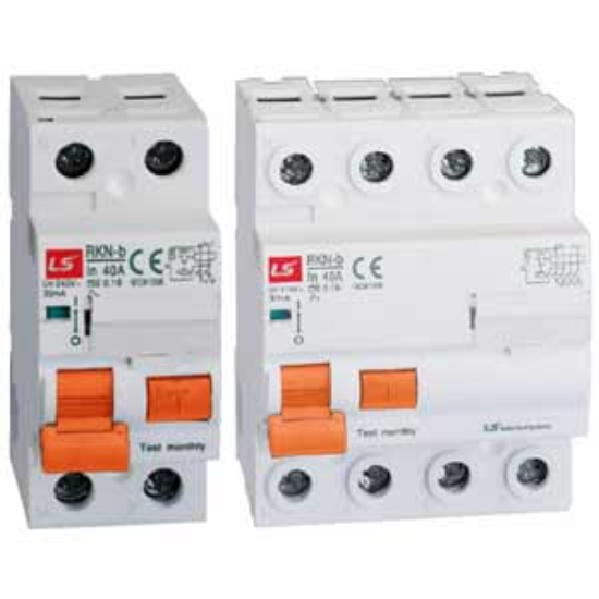 Ảnh của Aptomat chống giật LS RKN-b 1P+N 63A 100mA 