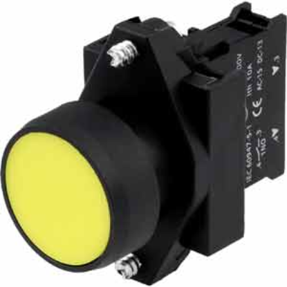 Ảnh của Nút nhấn lỗ D22mm nhấn nhả SIEMENS 3SB6110-0AB20-1CA0 