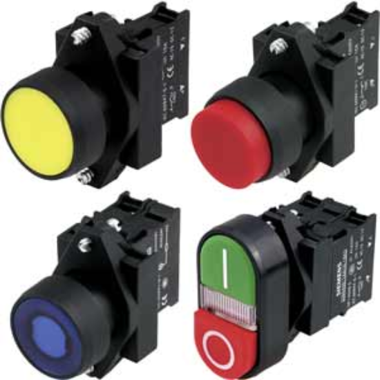 Ảnh của Nút nhấn lỗ D22mm nhấn nhả SIEMENS 3SB6116-0DB40-1BA0 