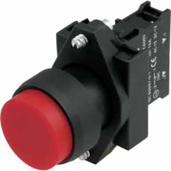 Ảnh của Nút nhấn lỗ D22mm nhấn nhả SIEMENS 3SB6110-0AB40-1BA0 