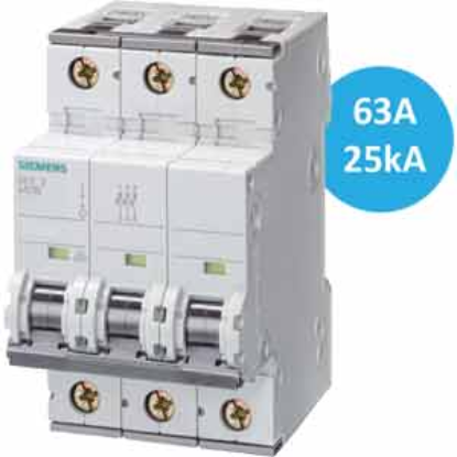 Ảnh của Aptomat cài 25kA SIEMENS 5SY8363-7 