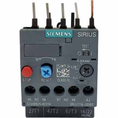 Ảnh của Rơ le nhiệt 690VAC SIEMENS 3RU2116-0DB0 
