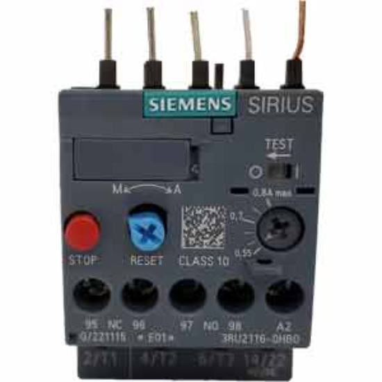 Ảnh của Rơ le nhiệt 690VAC SIEMENS 3RU2116-0HB0 