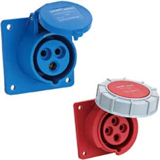 Ảnh của Ổ cắm công nghiệp gắn panel CHINT NXTC-432AS6h/415V SOCKET 