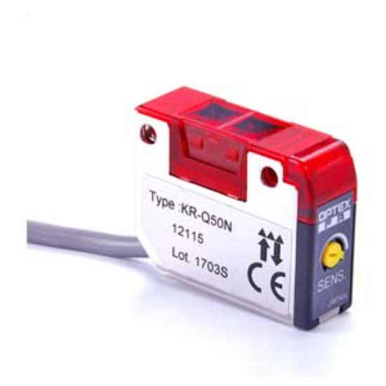 Ảnh của Cảm biến quang OPTEX FA KR-Q150CPW phản xạ gương, 1.5m