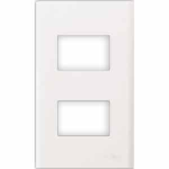 Ảnh của WEV68020SW - Mặt bịt ổ cắm Panasonic, 2 thiết bị, nhựa