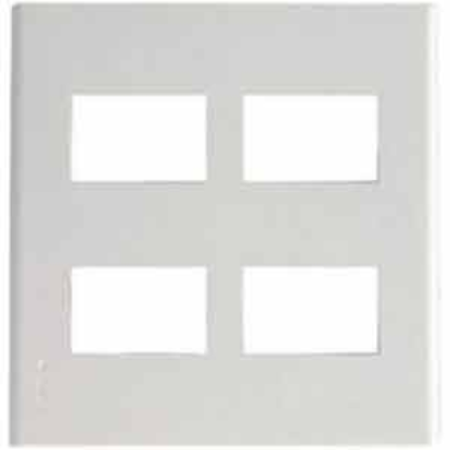 Ảnh của Mặt ổ cắm màu trắng PANASONIC WEV68040SW 