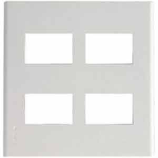 Ảnh của Mặt ổ cắm màu trắng PANASONIC WEV68040SW 