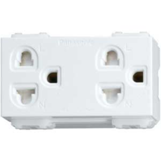 Ảnh của Hạt ổ cắm nhựa resin PANASONIC WEV1582-7SW 