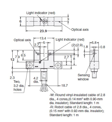 Ảnh của Cảm biến quang điện siêu nhỏ  Omron EE-SX950-W 3M
