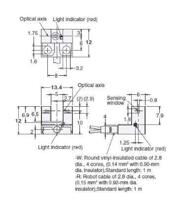 Ảnh của Cảm biến quang điện siêu nhỏ  Omron EE-SX951-W 3M