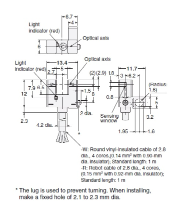 Ảnh của Cảm biến quang điện siêu nhỏ  Omron EE-SX952-W 1M