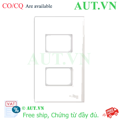 Ảnh của WEV68020SW - Mặt bịt ổ cắm Panasonic, 2 thiết bị, nhựa