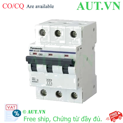 Ảnh của Aptomat cài PANASONIC BBD3163CNV 3P, 16A, 6kA