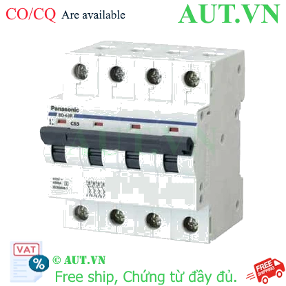 Ảnh của Aptomat cài PANASONIC BBD4254CNV 4P, 25A, 6kA