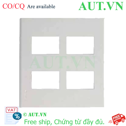 Ảnh của Mặt ổ cắm màu trắng PANASONIC WEV68040SW 