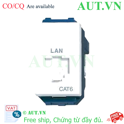 Ảnh của Ổ cắm mạng 8 cực dùng RJ45 PANASONIC WEV24886SW 